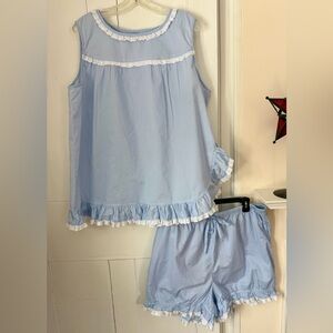 Rare! Vermont Country Store Cotton Baby Doll Pajamas XL